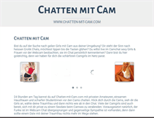 Tablet Screenshot of chatten-mit-cam.com